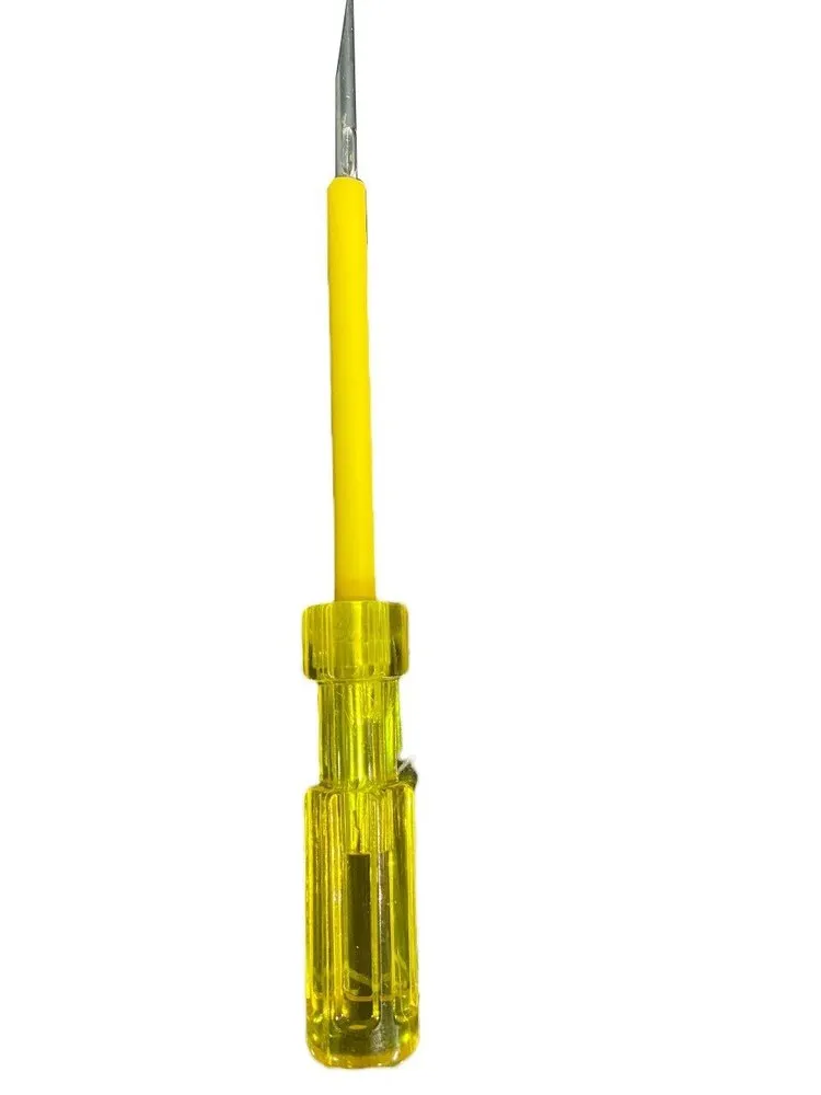 + Stainless Steel Yellow Preset Screwdriver 11cm