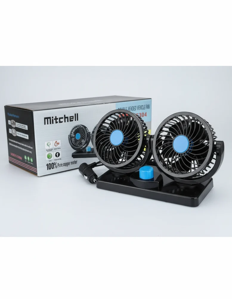 [90415] Plastic 4-inch Mitchell MARS T304 Double-Headed Vehicle Fan