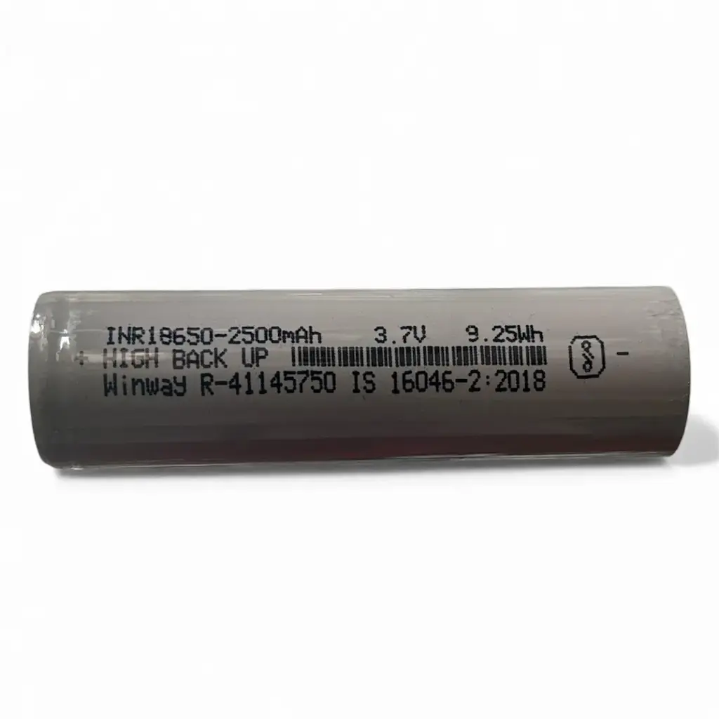 3.7V 18650 2500mAh 44 Grams Lithium-Ion Rechargeable Cell Original