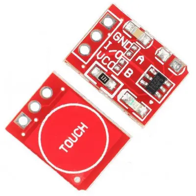 [918491] TTP223 1-Channel Capacitive Touch Sensor Module Red Colour