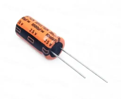[378322] 25V 1000uF Electrolytic Capacitor – 10 x 21 mm