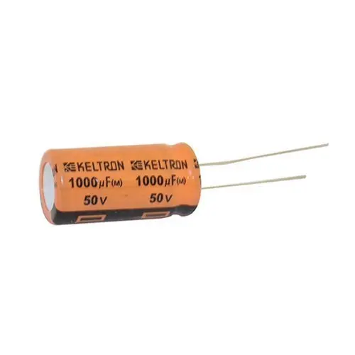 [643324] KELTRON 1000uF 50V Electrolytic Capacitor Tolerance 20% 