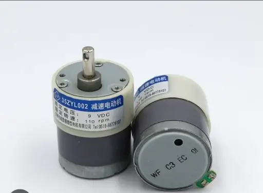 [32772] 12 V 9V Dc Motor 110 Rpm For Note Counting Machine Semi-Fresh