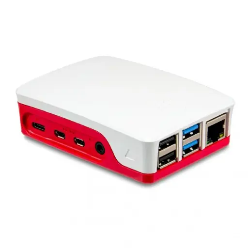 [5478417] Official Raspberry Pi 4 Case-Red-White