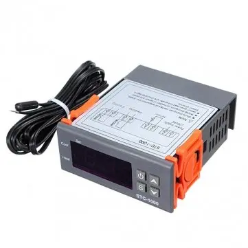 [983492] STC-1000 220V AC All Purpose Digital Temperature Controller Thermostat Module with Temperature Sensor Probe