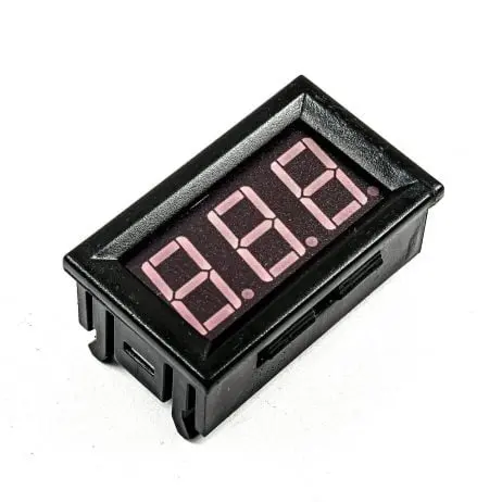 0.56-Inch Green LED AC Voltmeter – 70V-500V Two-Wire Digital Voltage ...