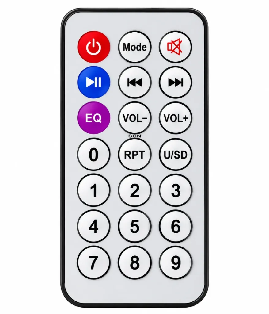 Universal Mini Infrared (IR) Remote Control – 21-Key Wireless ...