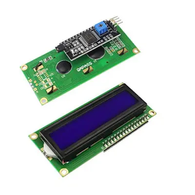[8372489] 1602 (16x2) LCD Display with I2C/IIC interface - Blue Backlight