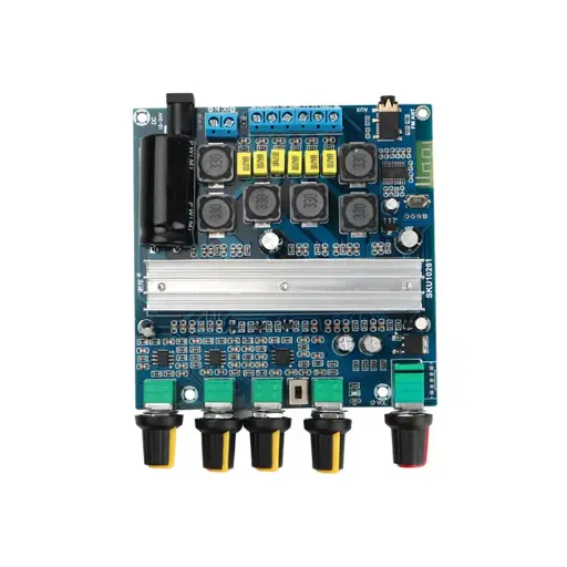 [837] CA-3169B DC 12-24V 2*50W+100W Bluetooth 5.0 Subwoofer Amplifier Circuit Board TPA3116D2