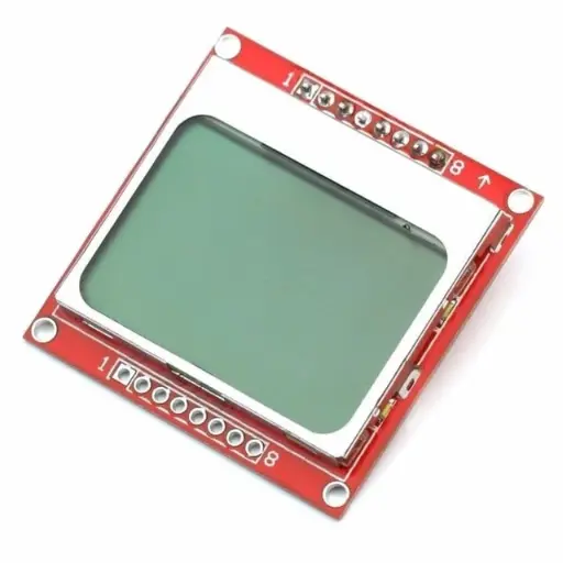[83721287] Nokia 5110 LCD Display Module – Red