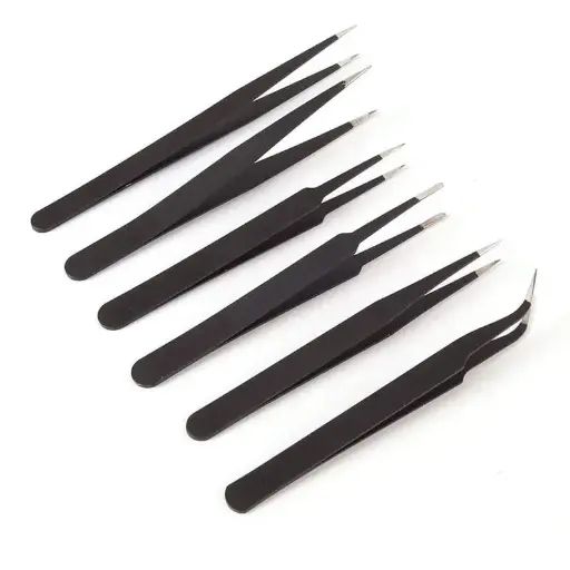 [8971059] Anti-static Tweezer Set of 6