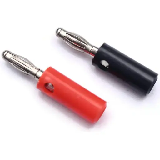 [287415] 4mm Banana Jack Plug Connector Male Pair