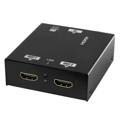 [761873] 2 PORT HDMI SPLITTER (1IN-2OUT) Full HD 1080P HDMI 1.4 Splitter ( For TV, Laptop)