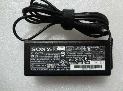 [761196] 19.5V 3.3A (6.5mm*4.4mm) 65W Laptop AC Charger for SONY 