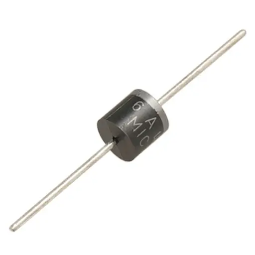 [43432] 6A4 6A 400V Silicon Rectifier Diode - 5 Piece Pack